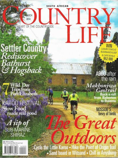Cover of South African Country Life Magazine - Issue 212 - March 2014