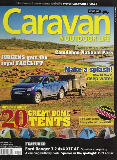 Cover of Caravan and Outdoor Life - Issue 609 - November 2012