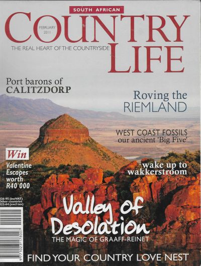 Cover of South African Country Life Magazine - Issue 175 - February 2011
