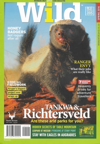 Cover of Wild Magazine - Issue 36 - Spring 2016