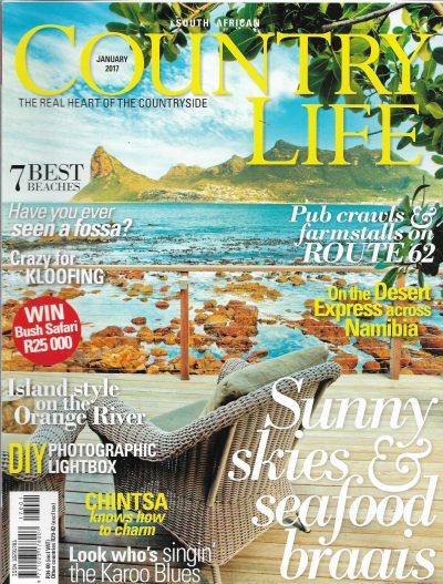 Cover of South African Country Life Magazine - Issue 246 - January 2017