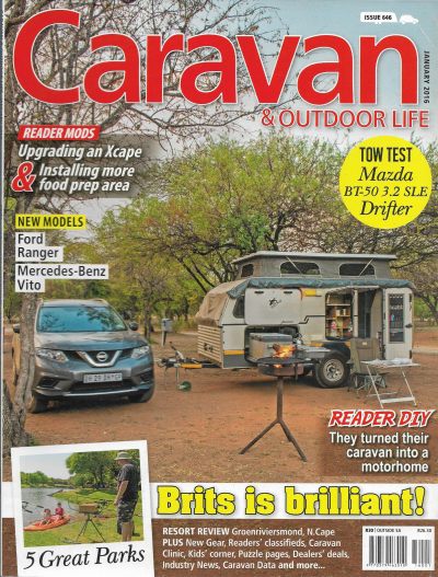 Cover of Caravan and Outdoor Life - Issue 646 - January 2016