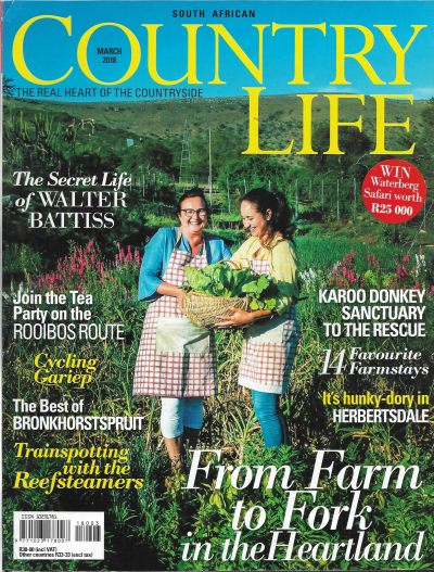 Cover of South African Country Life Magazine - Issue 260 - March 2018