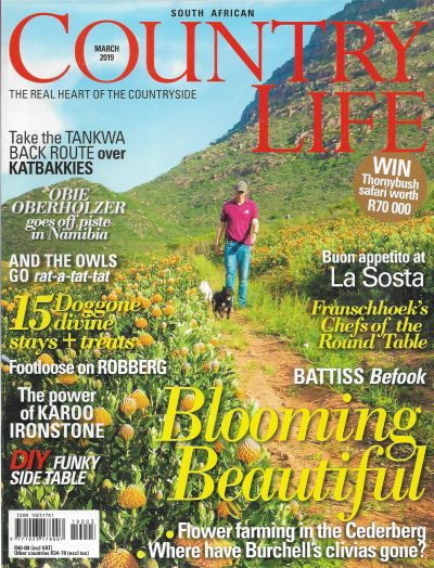 Cover of South African Country Life Magazine - Issue 272 - March 2019