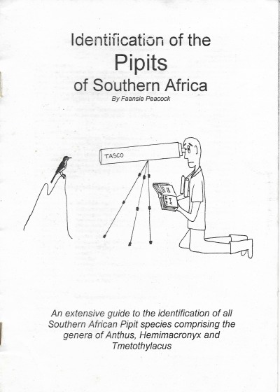 Cover of Identification of the Pipits of Southern Africa