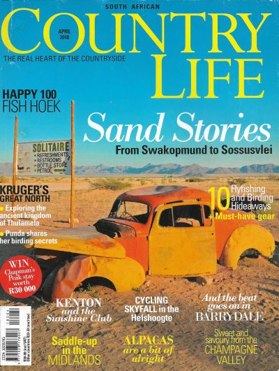 Cover of South African Country Life Magazine - Issue 261 - April 2018