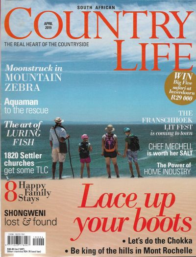 Cover of South African Country Life Magazine - Issue 273 - April 2019