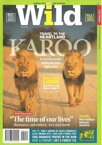 Cover of Wild Magazine - Issue 28 - Spring 2014