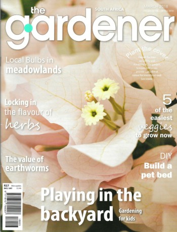 Cover of The Gardener South Africa Magazine - March 2018