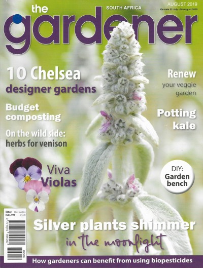 Cover of The Gardener South Africa Magazine - August 2019