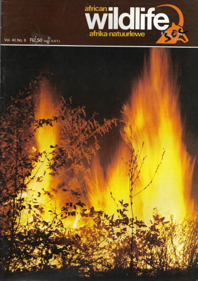 Cover of African Wildlife - Vol 40 No 6 - November/December 1986