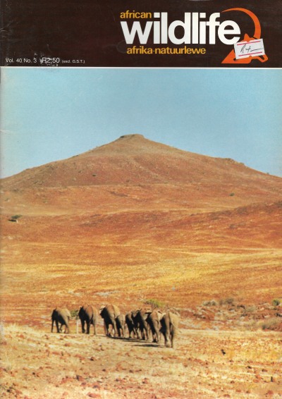 Cover of African Wildlife - Vol 40 No 3 - May/June 1986