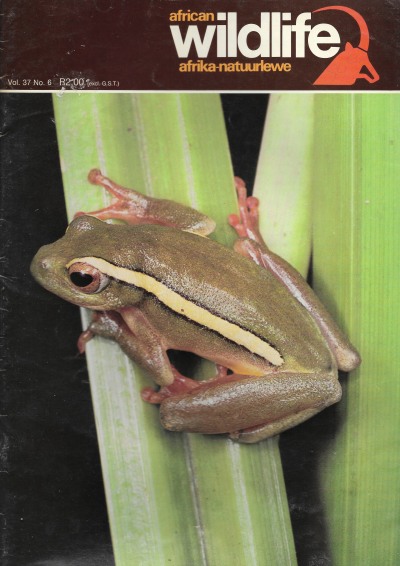 Cover of African Wildlife - Vol 37 No 6 - 1983