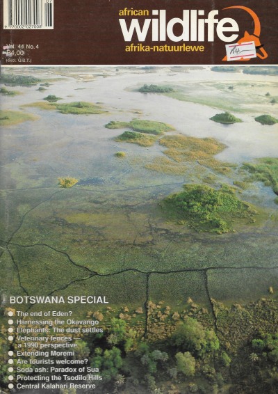 Cover of African Wildlife - Vol 44 No 4 - July/August 1990