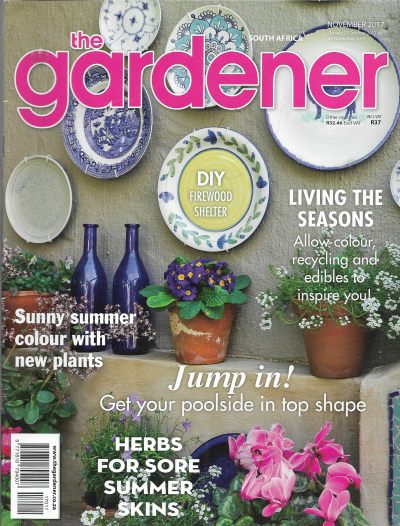 Cover of The Gardener South Africa Magazine - November 2017