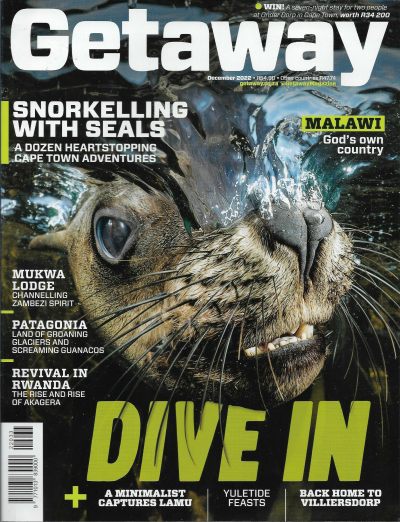 Cover of Getaway Magazine - Volume 34 Number 5 - December 2022