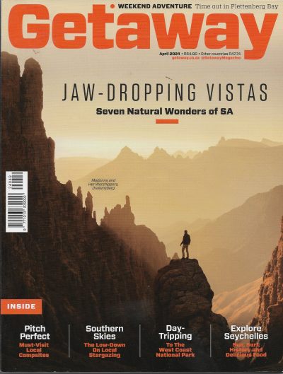 Cover of Getaway Magazine - Volume 35 Number 9 - April 2024