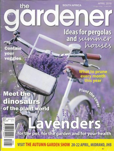 Cover of The Gardener South Africa Magazine - April 2018