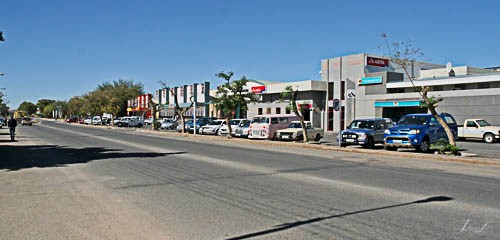 Shops on the main road