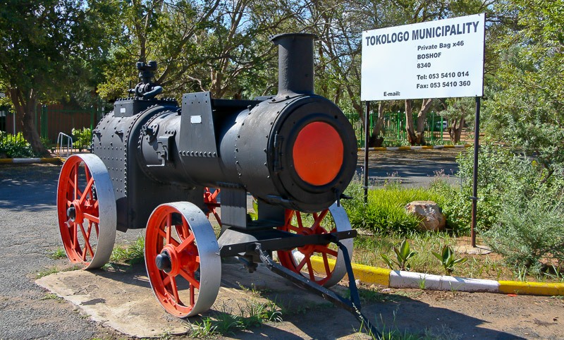 Vintage steam tractor