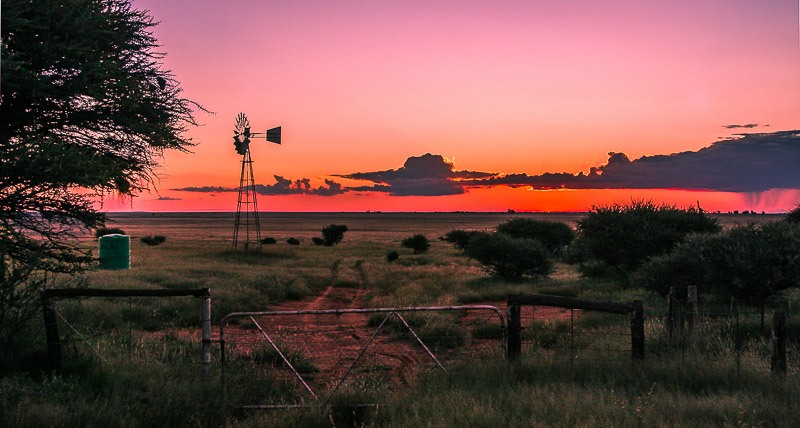 Sunset near Boshof