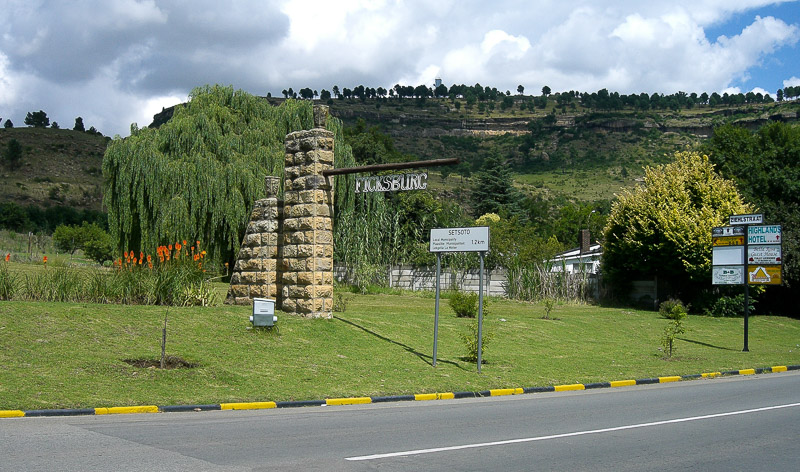 Arriving in Ficksburg