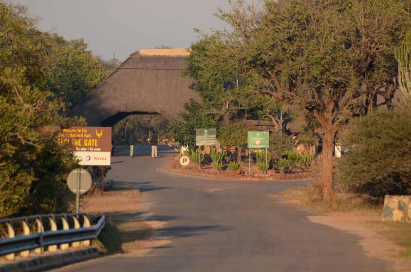 As you approach Malelane Gate you cross the Crocodile River