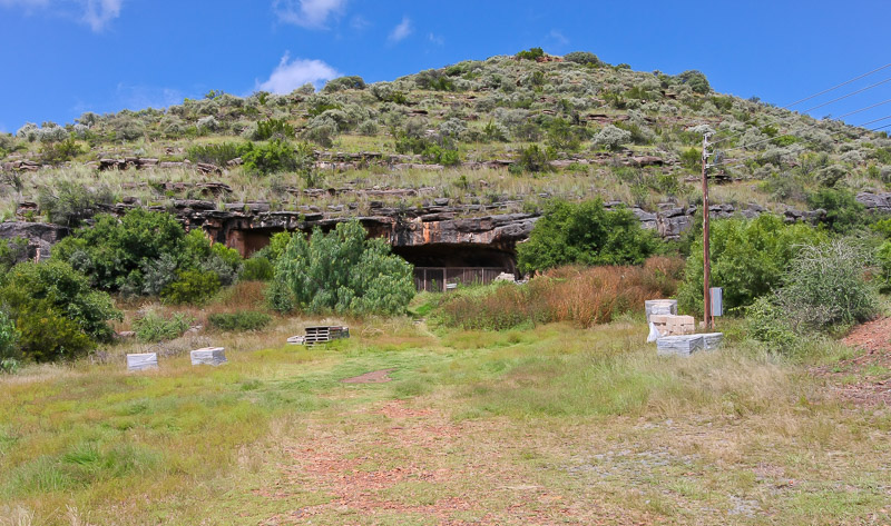 Entrance to Wonderwerk Cave