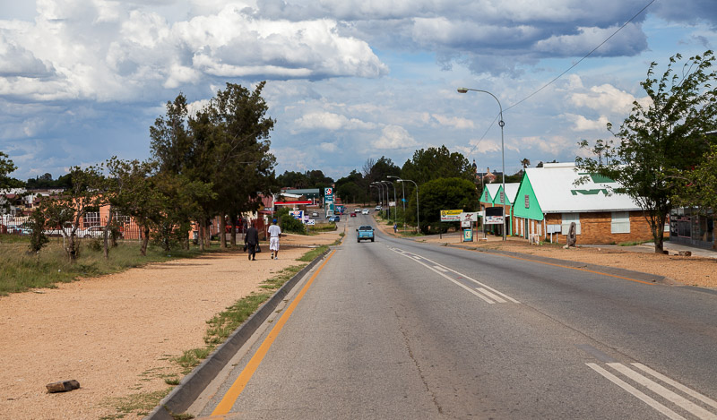 Entering Ventersdorp