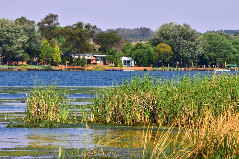 The east end of the dam